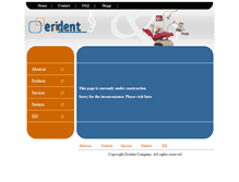 Tablet Screenshot of erident.com
